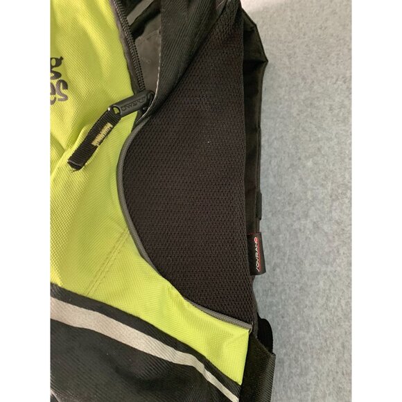 Sourano Logomark Backpack Going Place Black Green padded shoulder straps - Picture 3 of 7